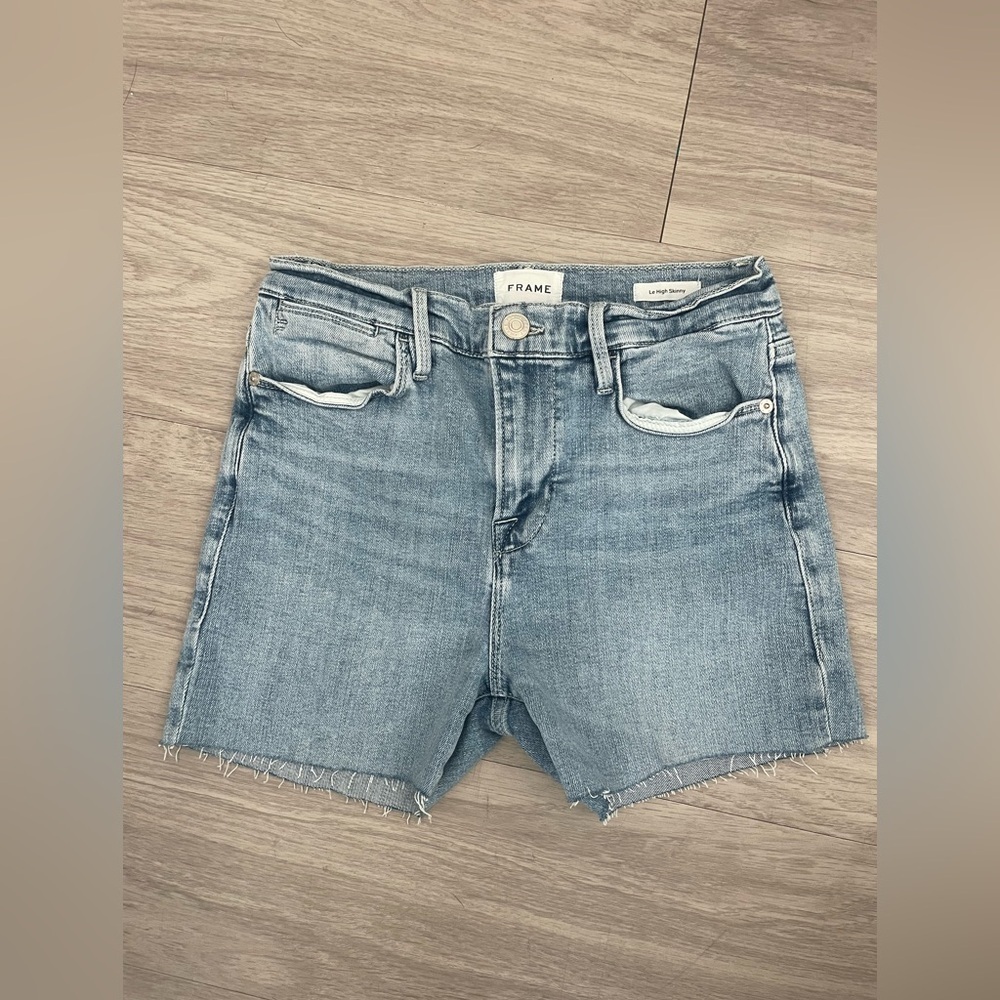 Frame Denim Le High Skinny Jeans - Light Wash Blue